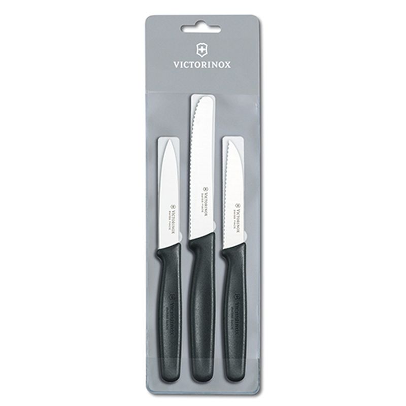 

Кухонный набор Victorinox Paring Set 3шт с чёрной ручкой (3 ножа) (51113.3)