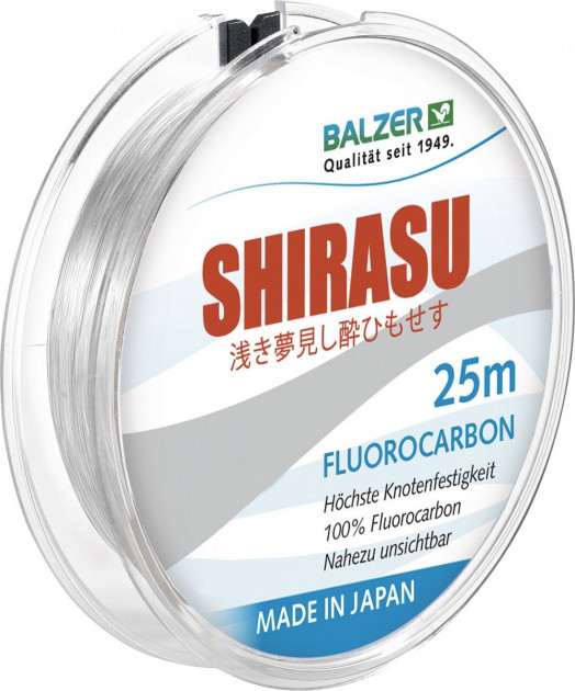 

Леска Balzer Shirasu Fluorocarbon 0.35 мм 25 м