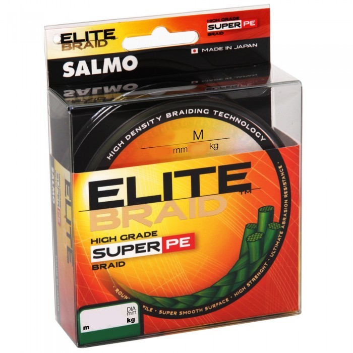 

Шнур рыболовный Salmo Elite Braid Green 125 м / 0,11 мм / 4,35 кг (4814-011)