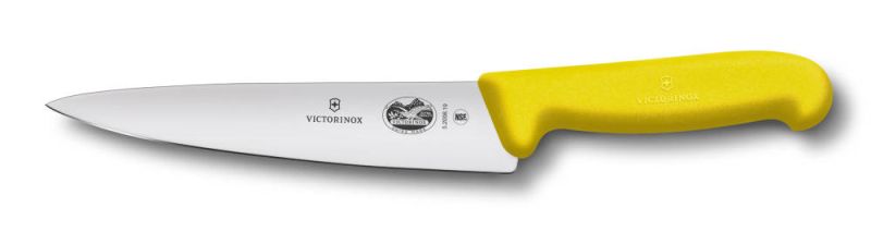 

Кухонный нож Victorinox Fibrox Carving 15см с жёлтой ручкой (52008.15)