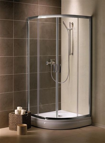 

Душова кабіна RADAWAY Premium A напівкругла, 800x800 мм h1900 профіль хром, скло фабрік 30413-01-06