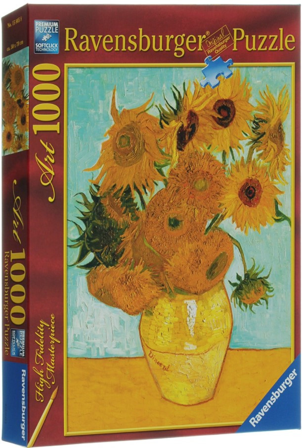 

Пазл Ravensburger Art Ван Гог, Подсолнухи 1000 эл.