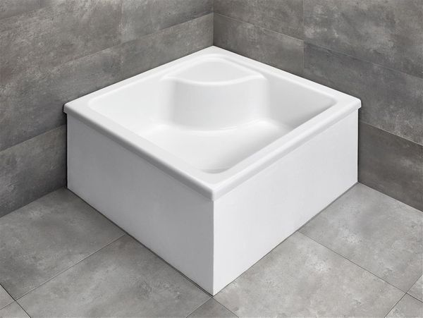 

Душовий піддон RADAWAY Naxos C акриловий, квадратний глибокий 800x800 мм h410 білий SNC8841-28