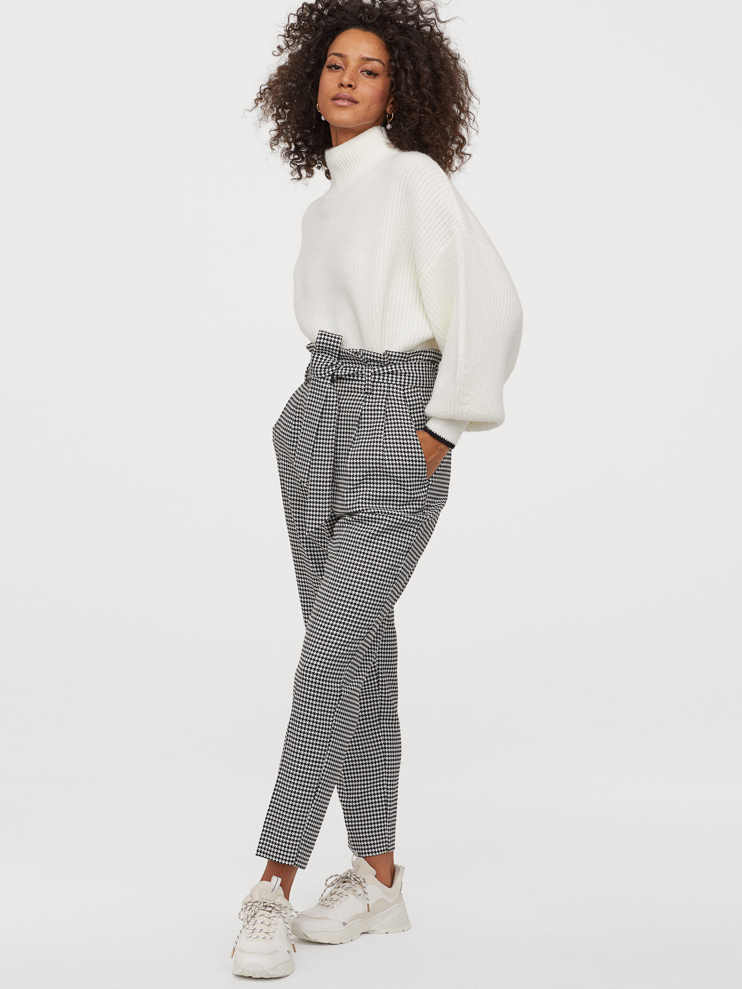

Брюки H&M 0753737-0  Белые, Брюки H&M 0753737-0 38 Белые