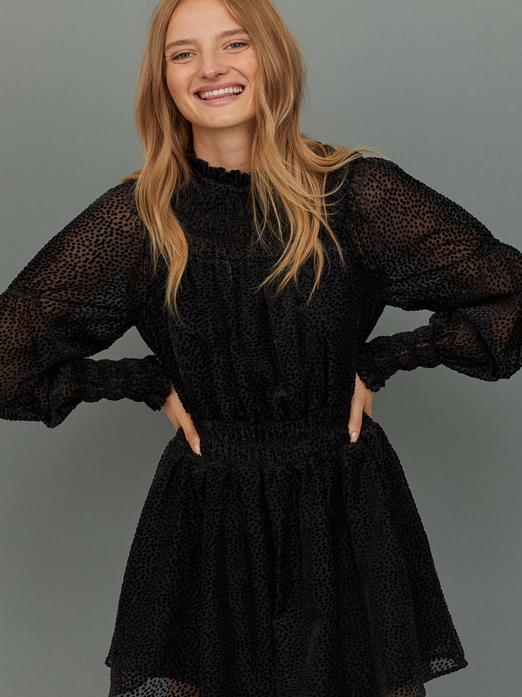 

Платье H&M 0805440-0 42 Черное