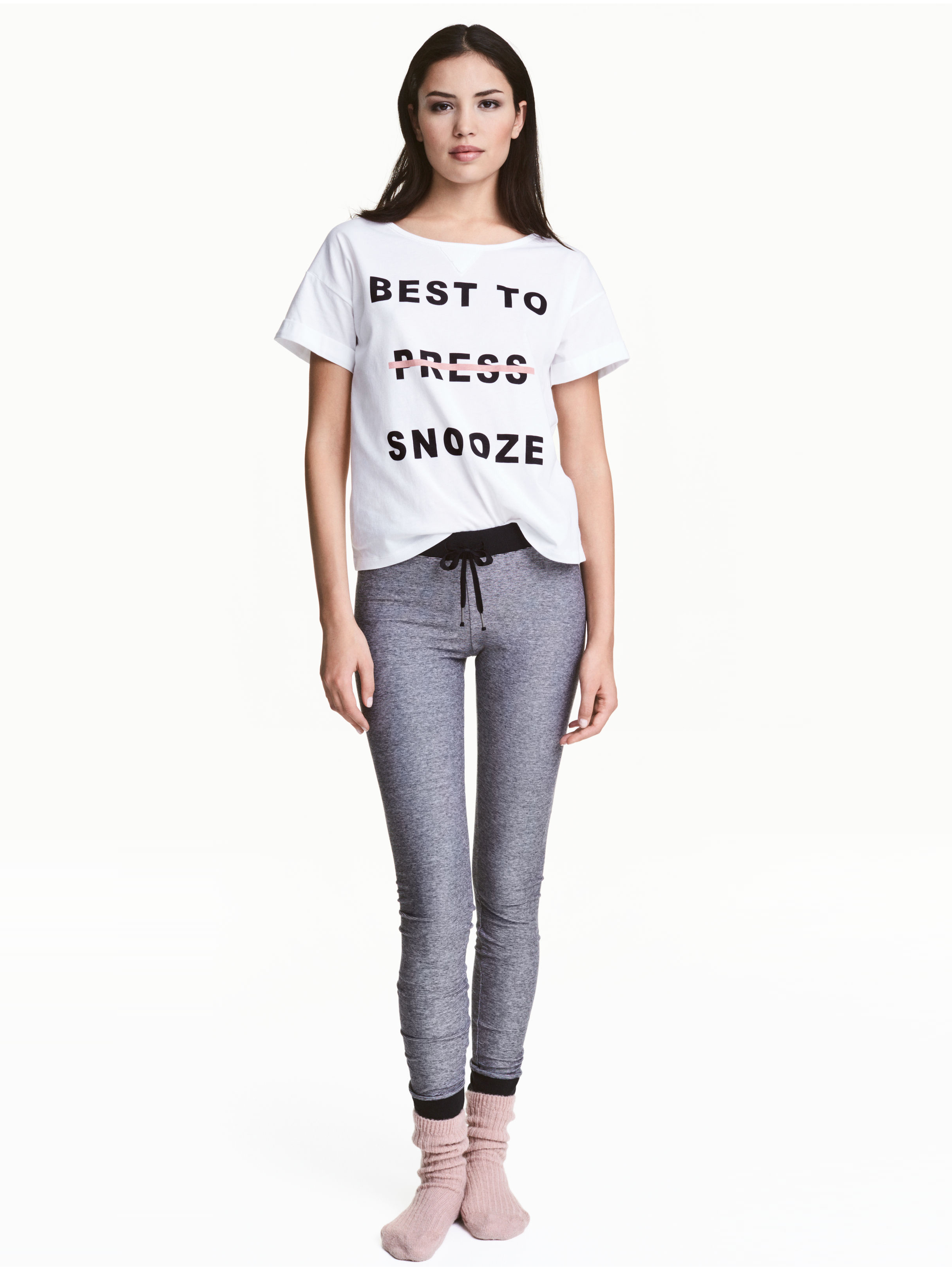 

Футболка H&M 0359595-5 M Белая