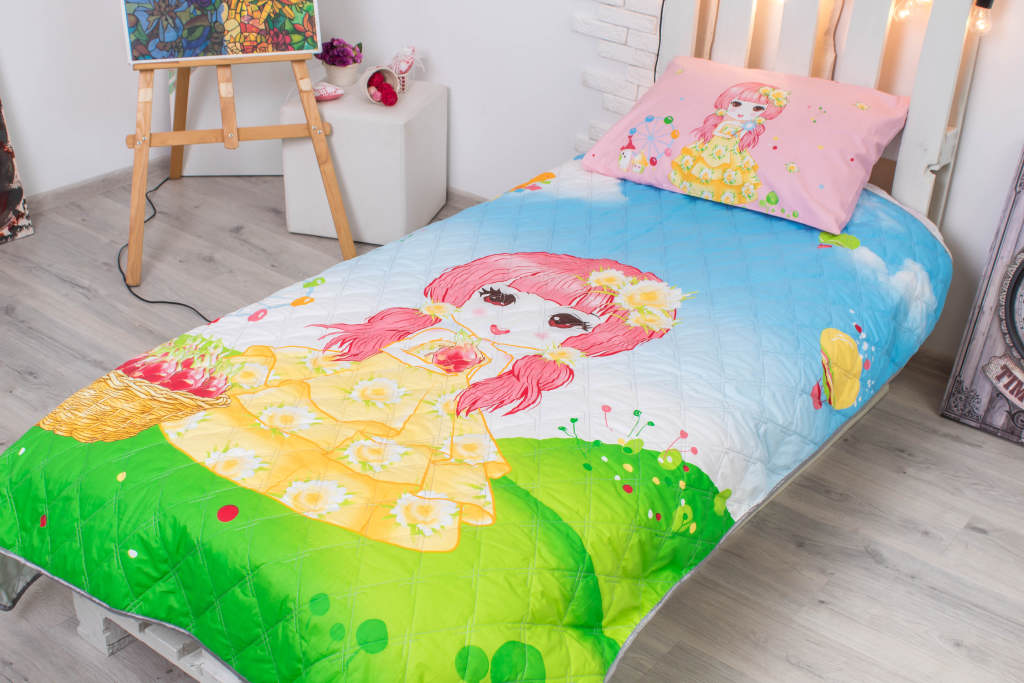 

Детское покрывало CottonTwill Сказочная поляна 145x205 см + наволочка 50x70 см ( FB8758CT)