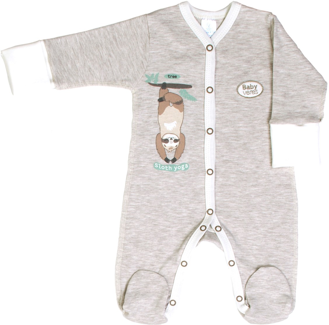 

Человечек Baby Veres Sloth yoga 101.88 62 см Бежевый