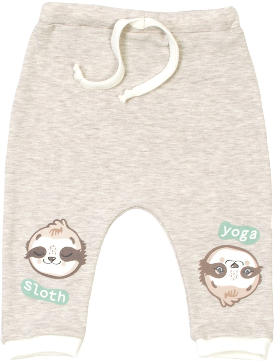 

Спортивные штаны Baby Veres Sloth yoga 104-2.88 74 см Бежевые