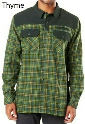 

Плотная тактическая фланелевая рубашка 5.11 Endeavor Flannel Shirt 72468 Medium, Thyme Plaid