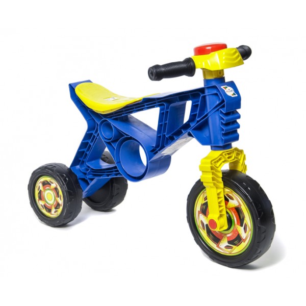 

Беговел мотоцикл для детей Orion толокар Bike 3-х колёсный, синий