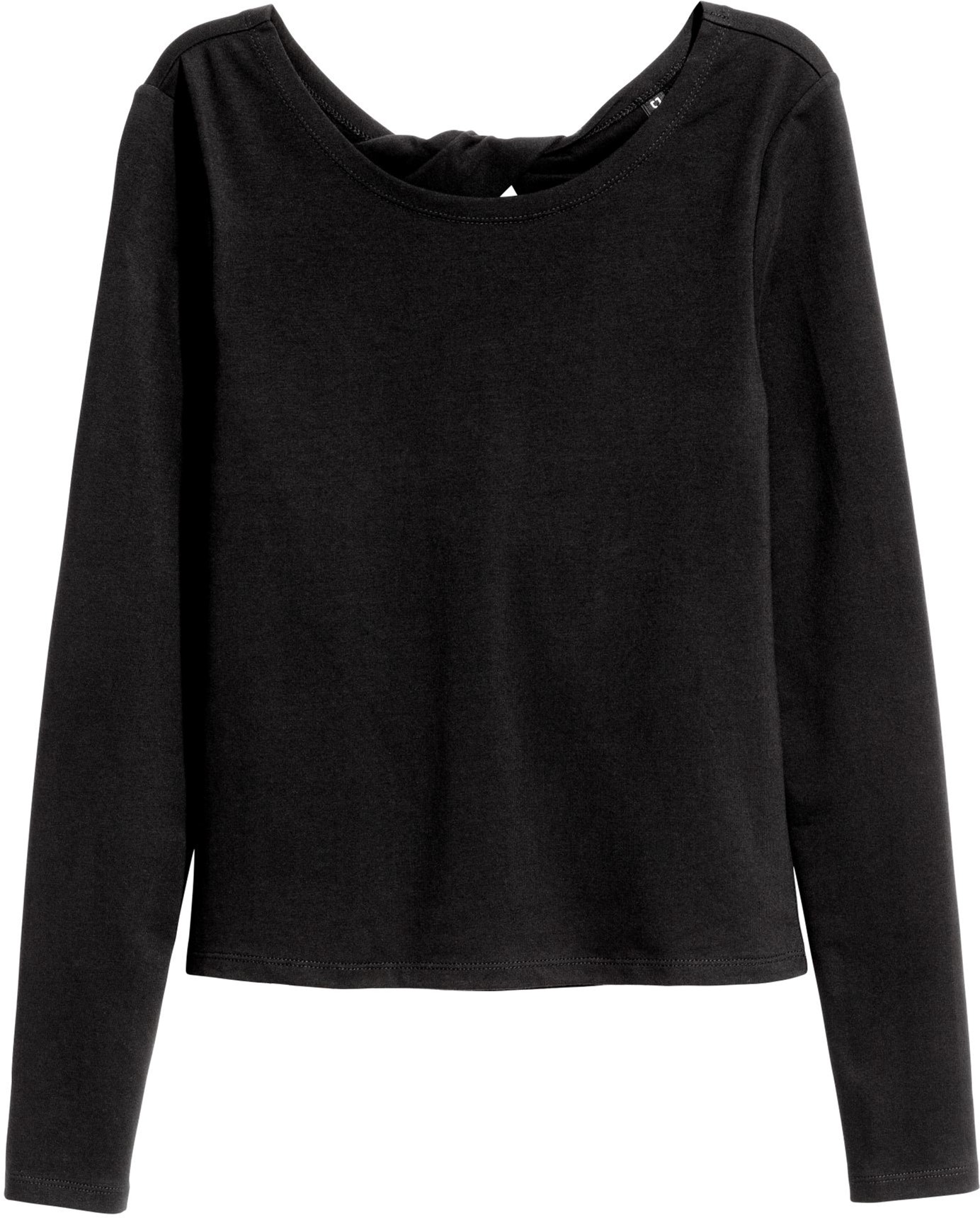 

Лонгслив H&M 4757304RP21 M Черный