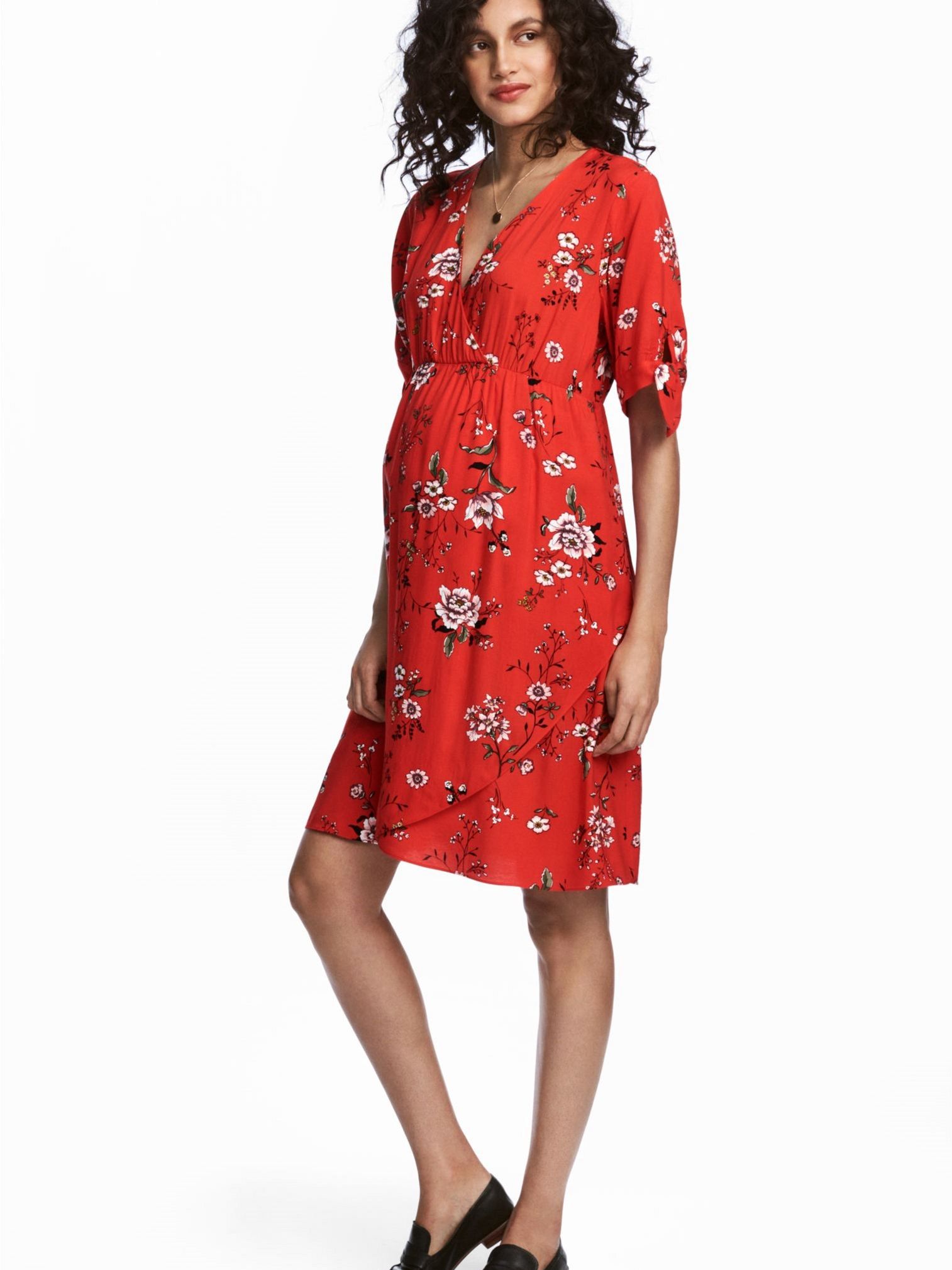 

Платье для беременных H&M 5032016RP12 XL Красное