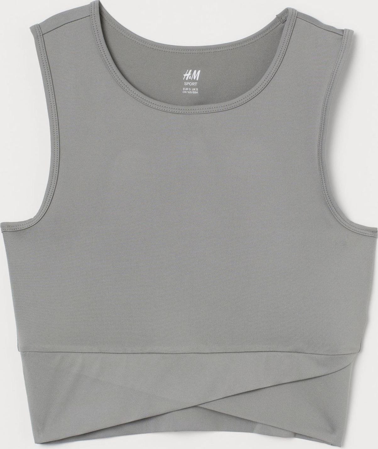 

Спортивный топ H&M 8682832dm XS Светло-серый