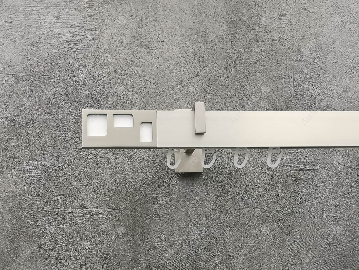 

Карниз Marcin Dekor Square line Фори/белый 300 см одинарный Сталь матовая (кронштейн 9 см)