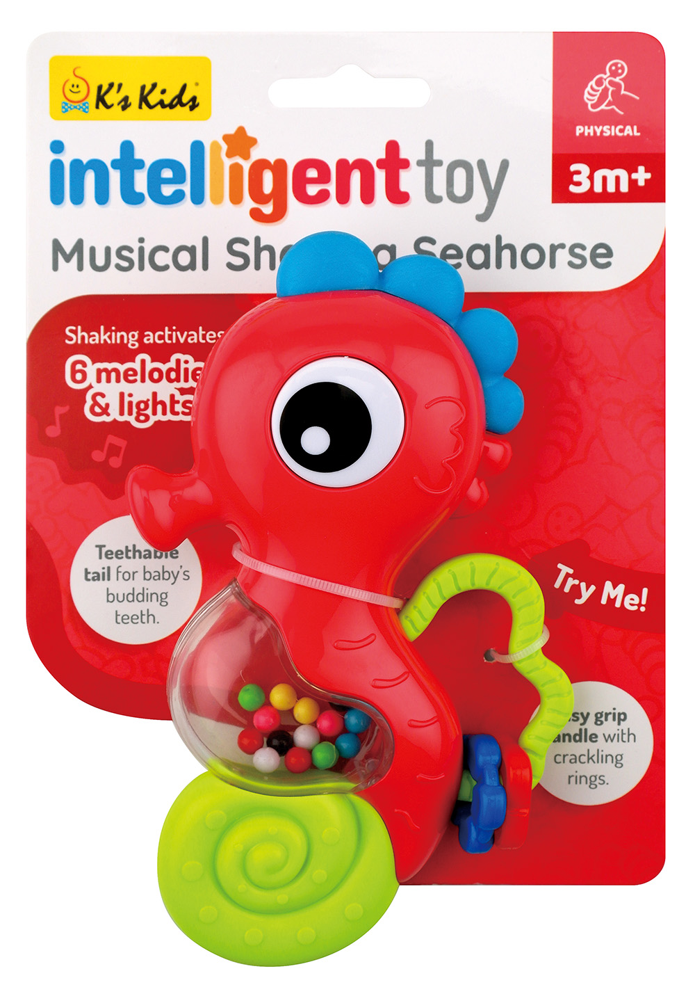 

Брязкальце музичне Ks Kids Морський коник зі світл. еф. (KIT23004) (6603152)