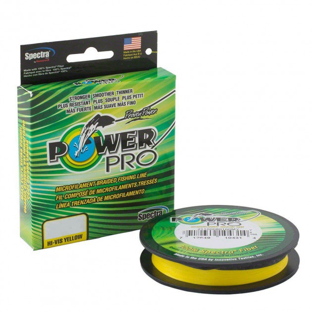 

Шнур Power Pro 135m Hi-Vis Yellow 0.08mm 9.0lb/4kg