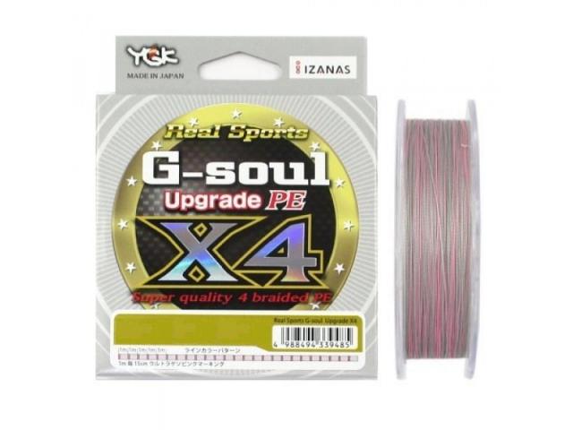 

Шнур YGK G-Soul X4 Upgrade 150m серый #1.5/0.205mm 25lb/11.3