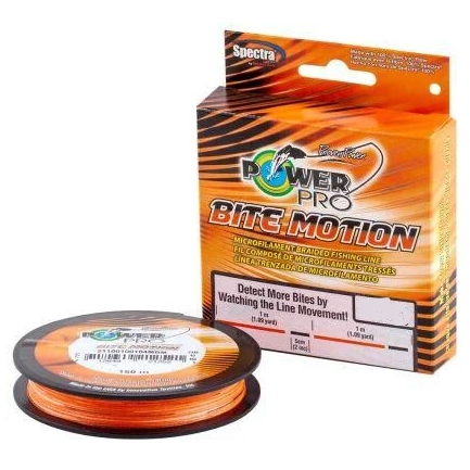 

Шнур Power Pro Bite Motion 150m Orange Black 0.23mm 33lb/15kg
