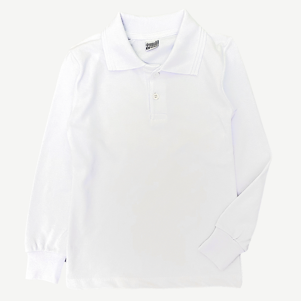 

Поло MCO kids wear з довгим рукавом 128см белый 00001382