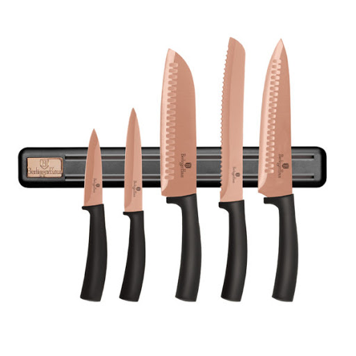 

Набор ножей из нержавеющей стали Berlinger Haus Metallic Line Rose Gold Edition BH-2614A
