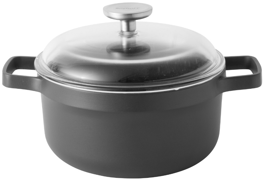 

Кастрюля алюминиевая с крышкой BergHOFF Gem 4.9 л 2307310