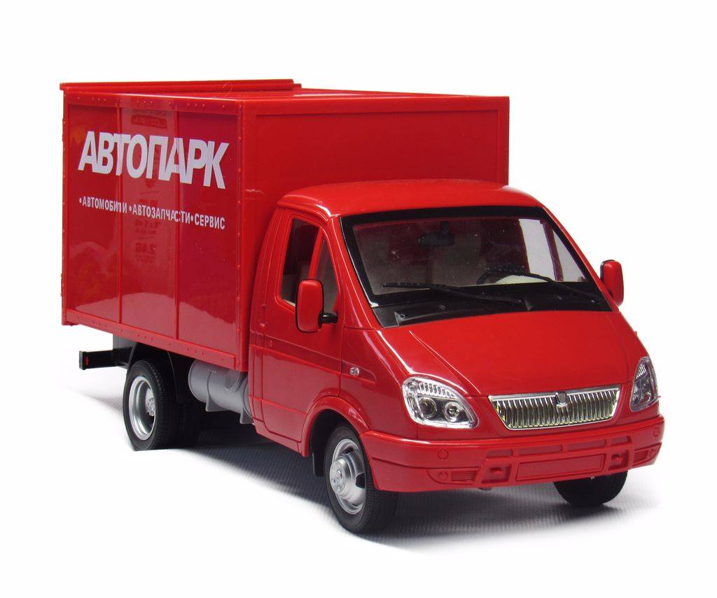 

Модель автофургона Play Smart Газель 3302 Красная 9123-E