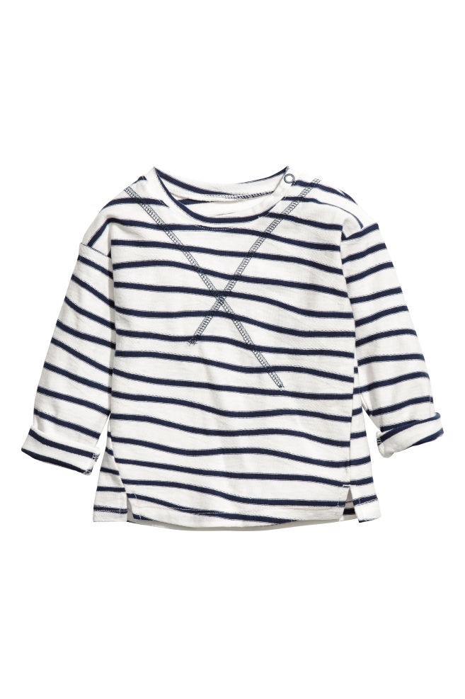 

Футболка H&M 50 см Сине-белая (НМ110788)