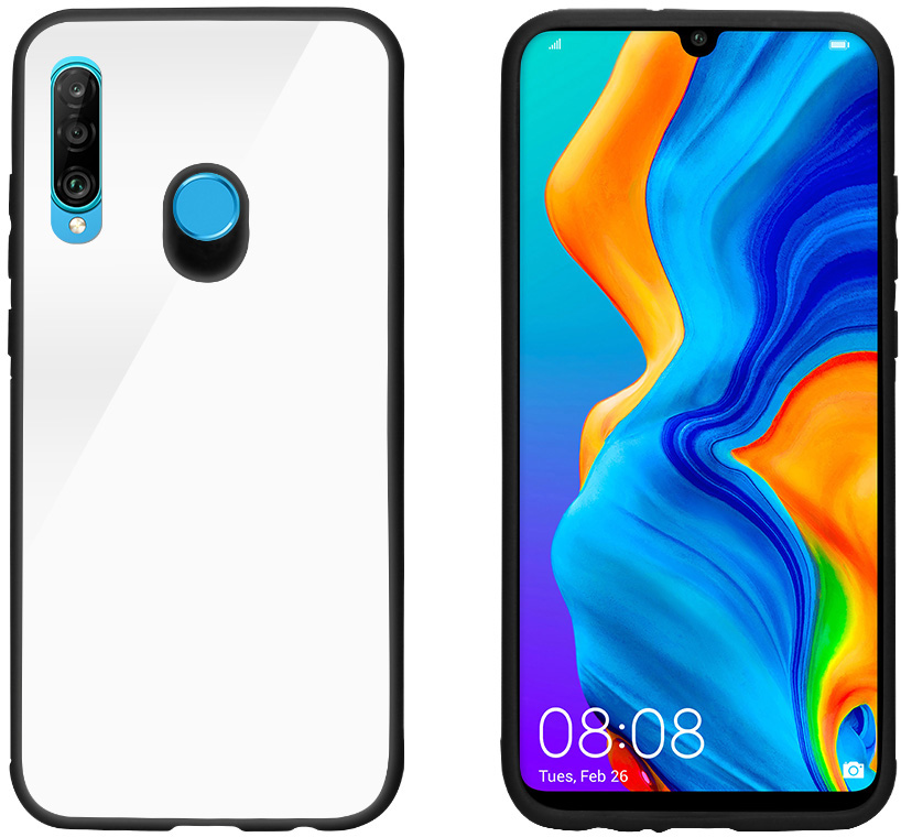 

Панель Intaleo Real Glass для Huawei P30 Lite White