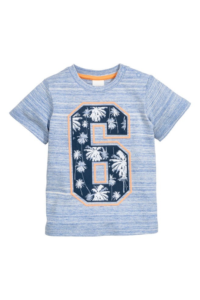 

Футболка H&M 68 см Голубая