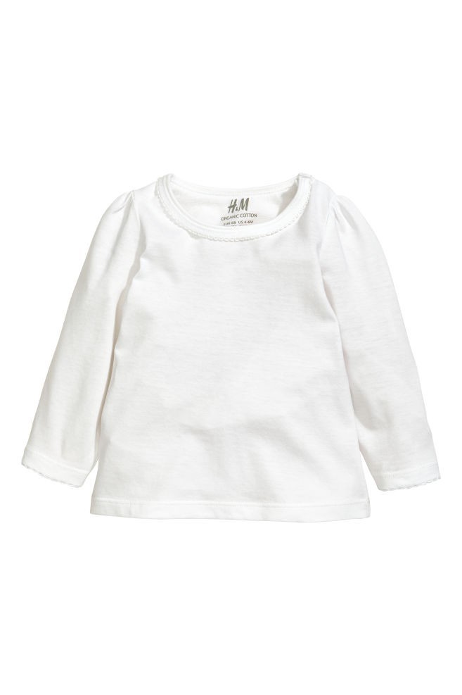 

Футболка H&M 56 см Белая (НМ010161)