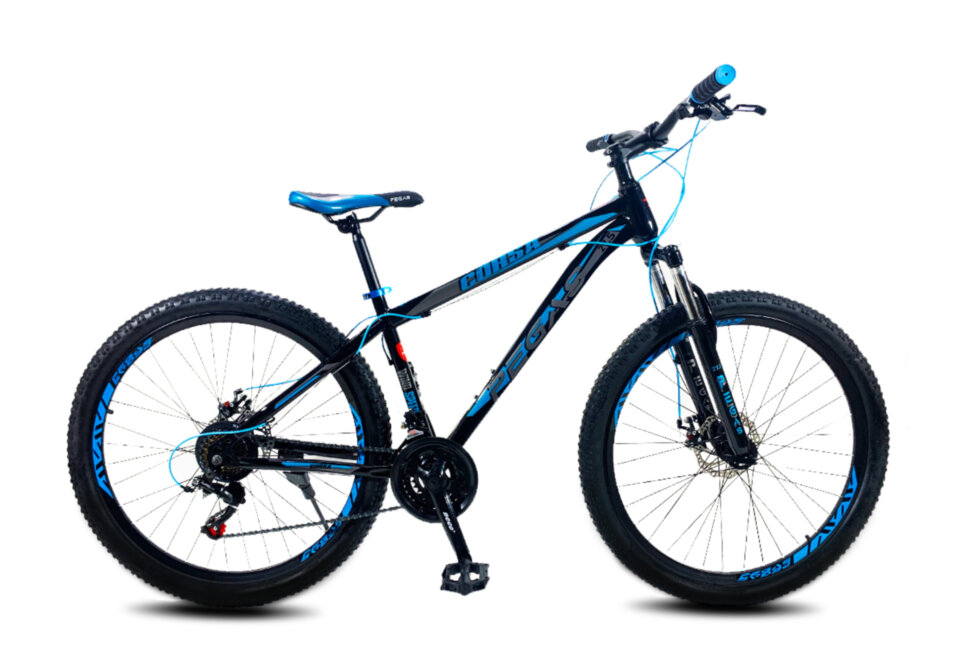 

Велосипед Pegas Corsa черно-синий 27.5