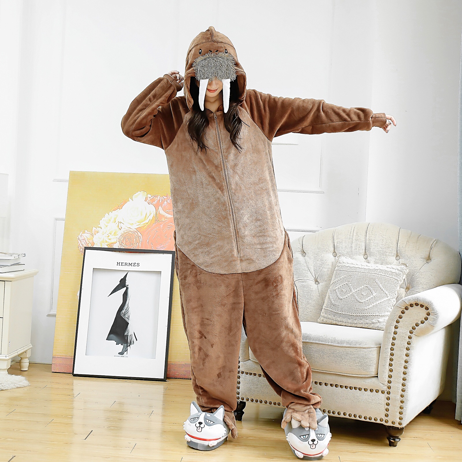 

Пижама Кигуруми взрослая BearWear Морж (на молнии)  165 - 175 см Коричневый (K1W1-0185, Пижама Кигуруми взрослая BearWear Морж (на молнии) L 165 - 175 см Коричневый (K1W1-0185-L)