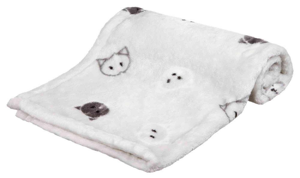 

Подстилка для кошек и собак Trixie "Mimi Blanket" 70см х 50см плюш серый (TX-37168)