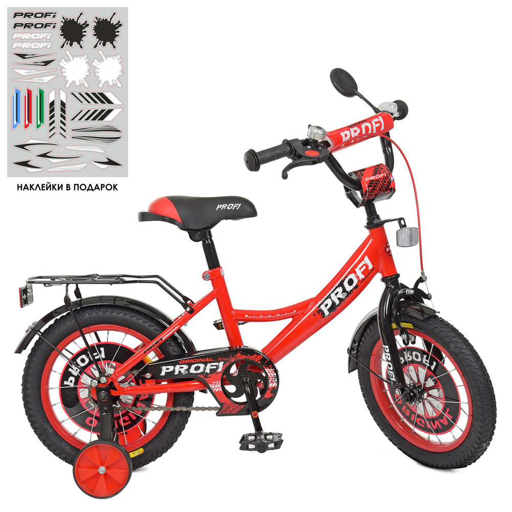

Велосипед детский PROF1 14д. XD1446 красный Original boy