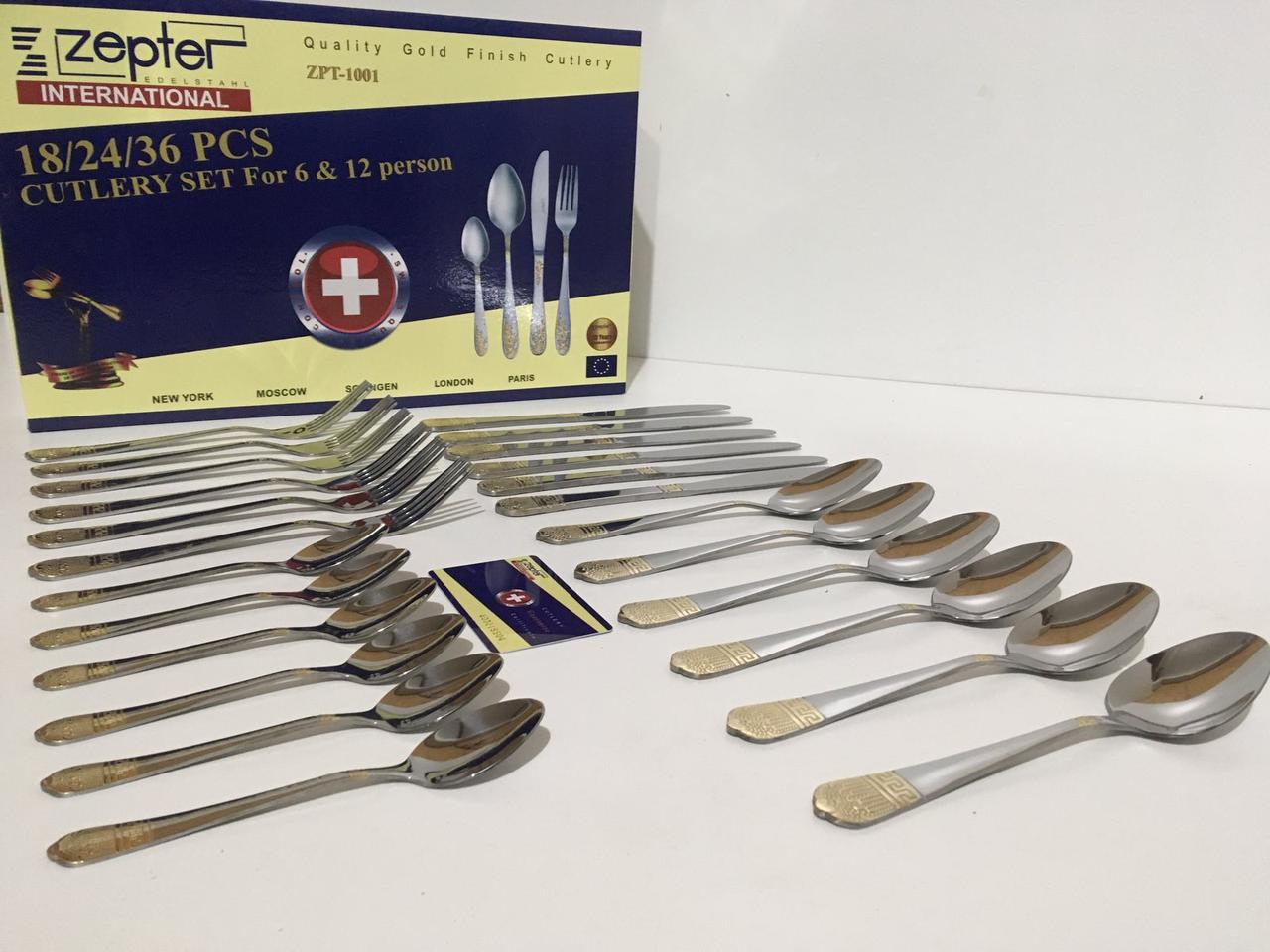 

Набор столовых приборов 36 предмета Zepter ZPT-1001