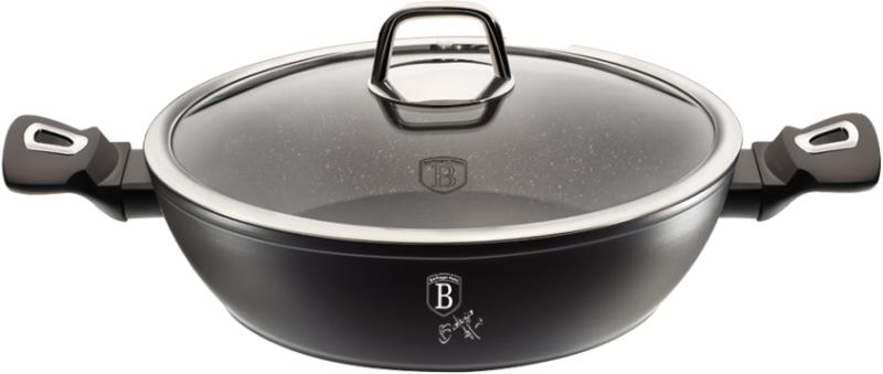 

Сотейник с крышкой 3.8 литра 28 см Black Silver Collection Berlinger Haus BH-1850