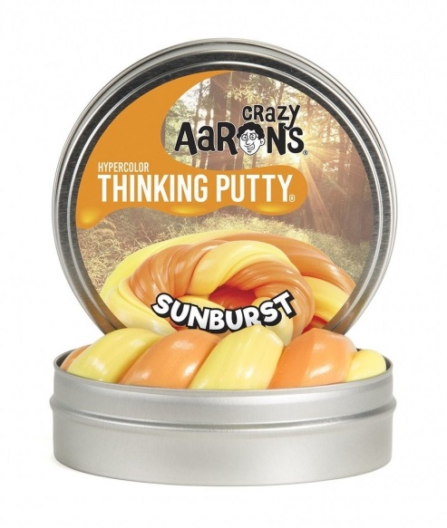

Жвачка для рук Crazy Aaron’s Thinking Putty Солнечный заряд, 90 г