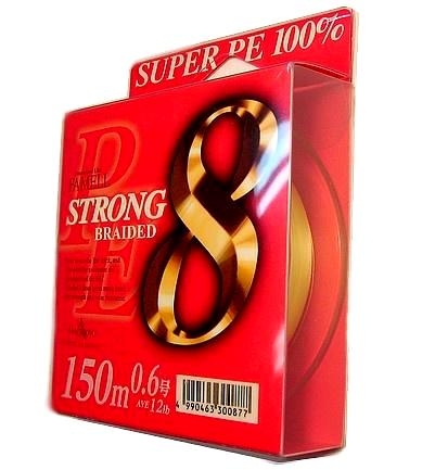 

Шнур Yamatoyo PE STRONG 8 No. 0.6(12lb) 150m (шт.) (100557)