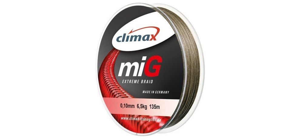 

Шнур CLIMAX MIG BRAID NG 135 m 0.16 11,50 kg, (УП 1 ШТ) табак (шт.) (100477)
