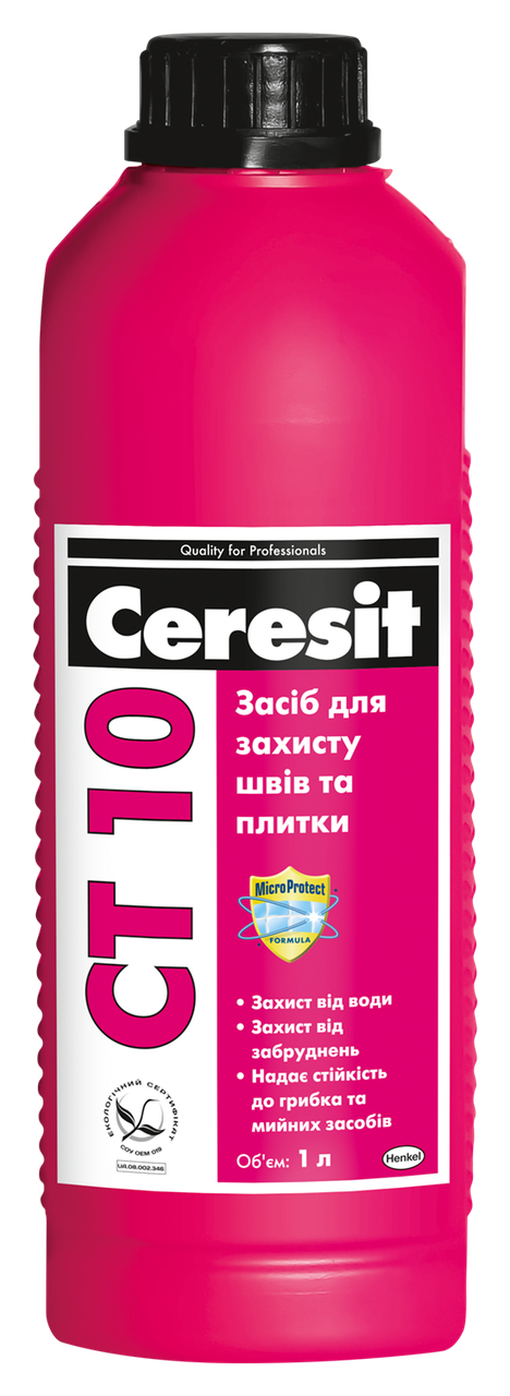 Средство для защиты швов и плитки Ceresit CT 10 1л – фото, отзывы ...