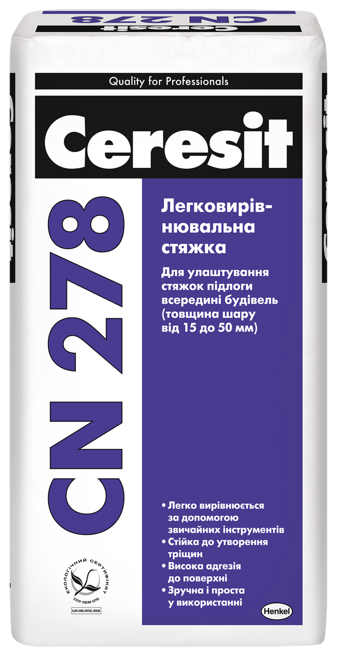 

Смесь для пола Ceresit CN 278 25кг