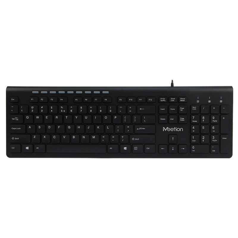 

Клавиатура проводная Meetion MT-K842M USB RUS Чёрный