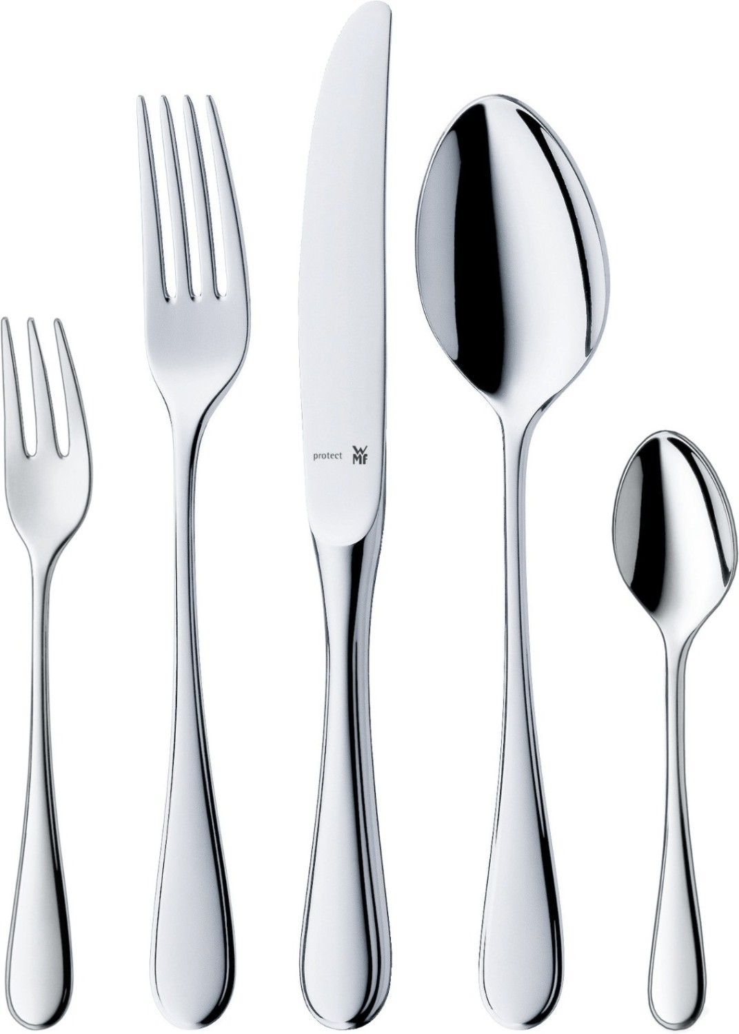 

Набор столовых приборов WMF Kent 30 шт., Cromargan protect нержавеющая сталь 18/10