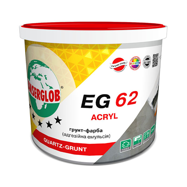 

Адгезионная эмульсия (грунт-краска) силиконовая ANSERGLOB EG 62, 5 л. (08460)