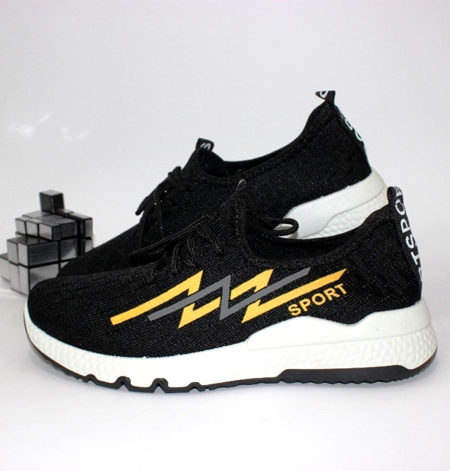 

Кроссовки подростковые Sport Y21-black 38 24.0см черный
