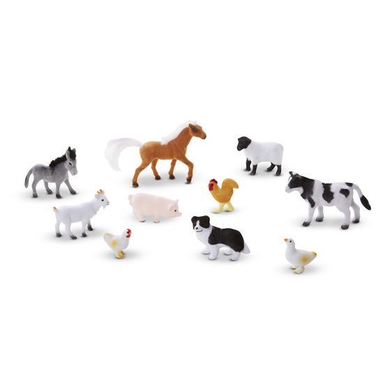 

Набор животных фермы, 10 штук Melissa&Doug (MD594)