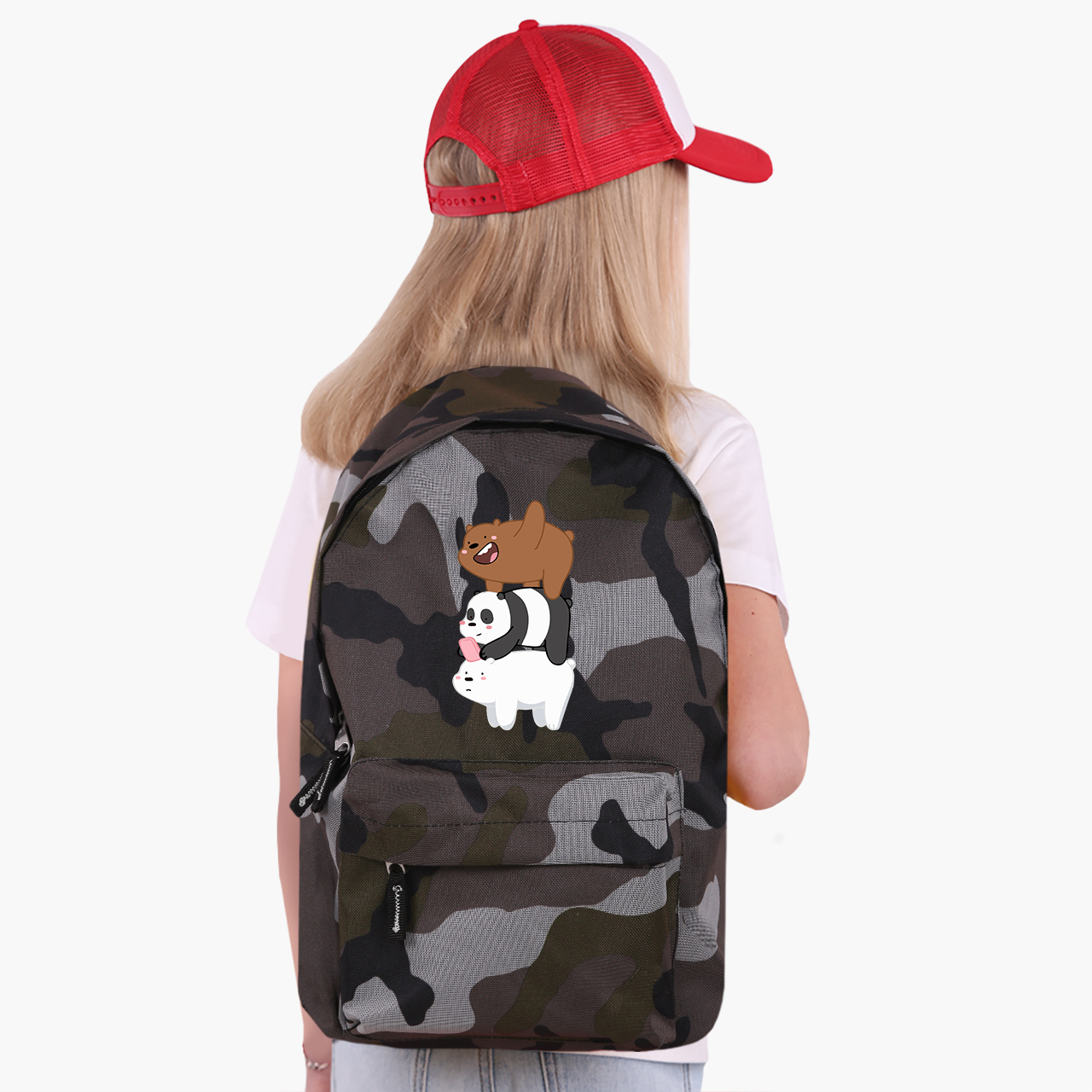 

Рюкзак детский Вся правда о медведях (We Bare bears) (9263-2643) 17 л Камуфляж