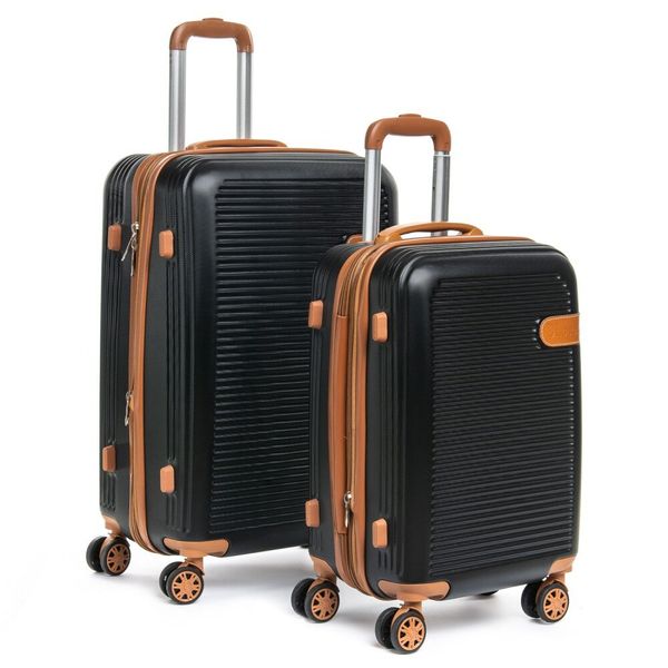 

Комплект чемоданов 2/1 ABS-пластик PODIUM 8387 black змейка 31486