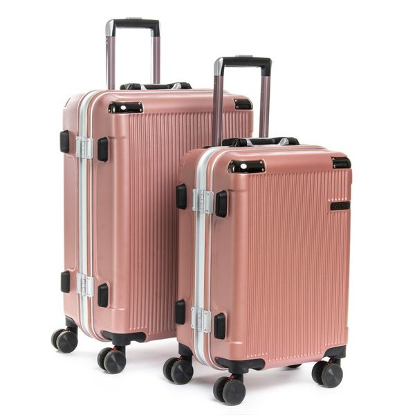

Комплект чемоданов 2/1 ABS-пластик PODIUM 04 pink замок 31485
